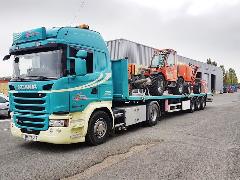 Transport engin de chantier Rennes 35